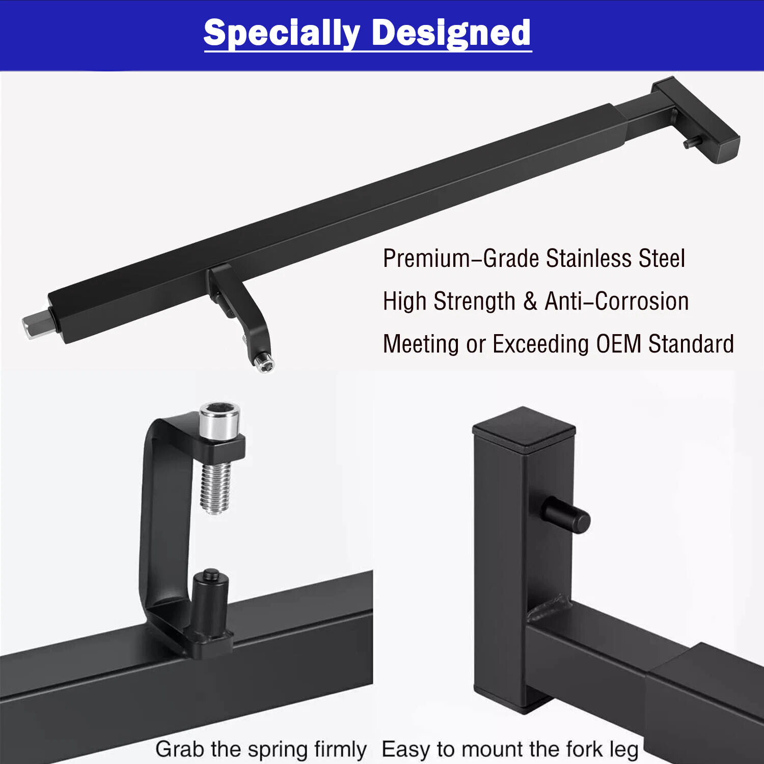 TFSC 01 Fork Spring Compressor Tool for Most Sport Bikes Road Racers Motorcycles