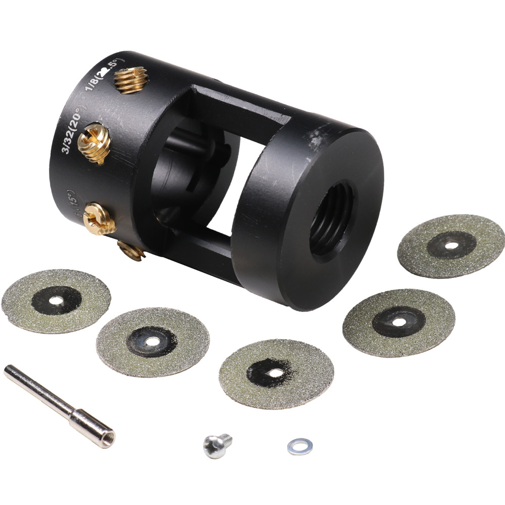 Tungsten Grinder Fits TIG Welding W/ Sharpener Multi-Angle & Offsets Head Tool