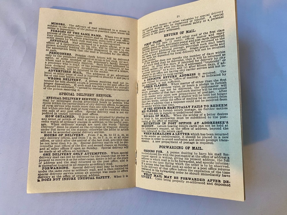 Postal Information July, 1914 7th Edition