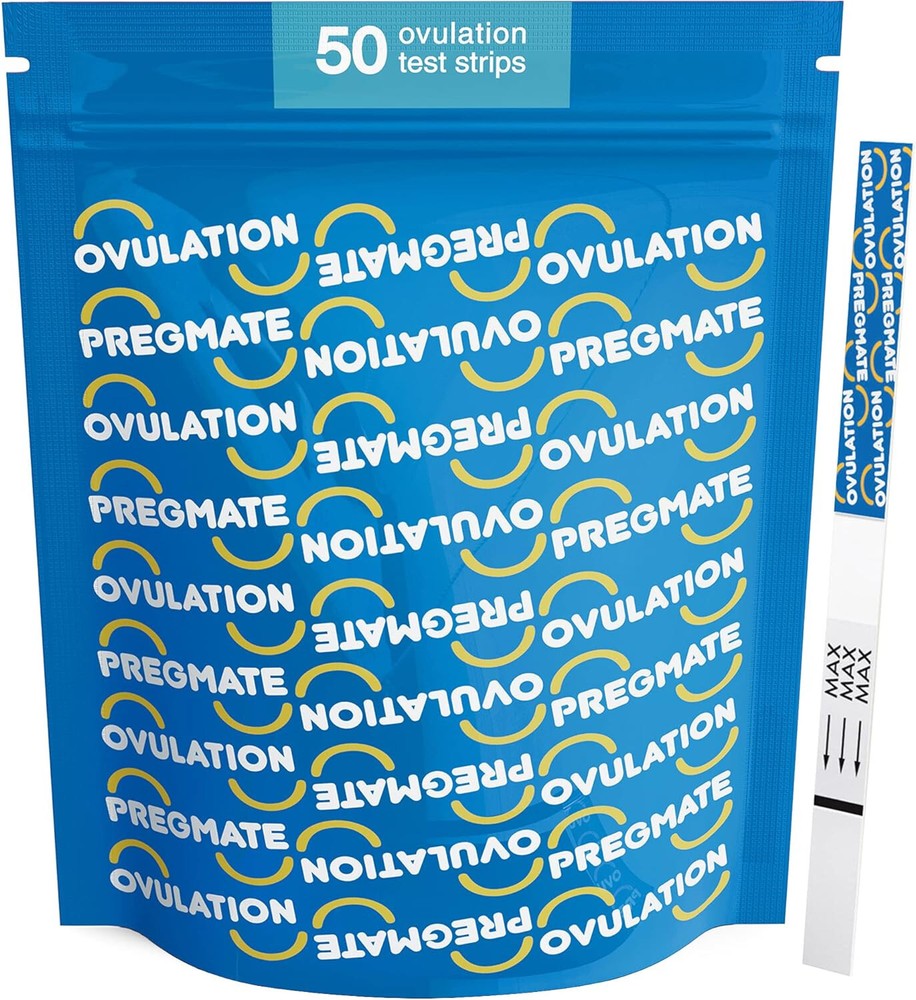 Pregmate LH Ovulation Test Strips Predictor Kit (50 Count) Exp 10/2026