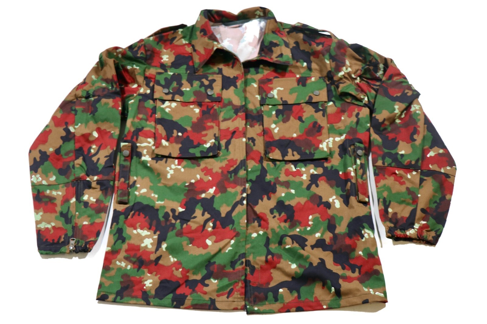 Swiss Army M83 Alpenflage Field Jacket Military Camouflage Uniform M70 TAZ