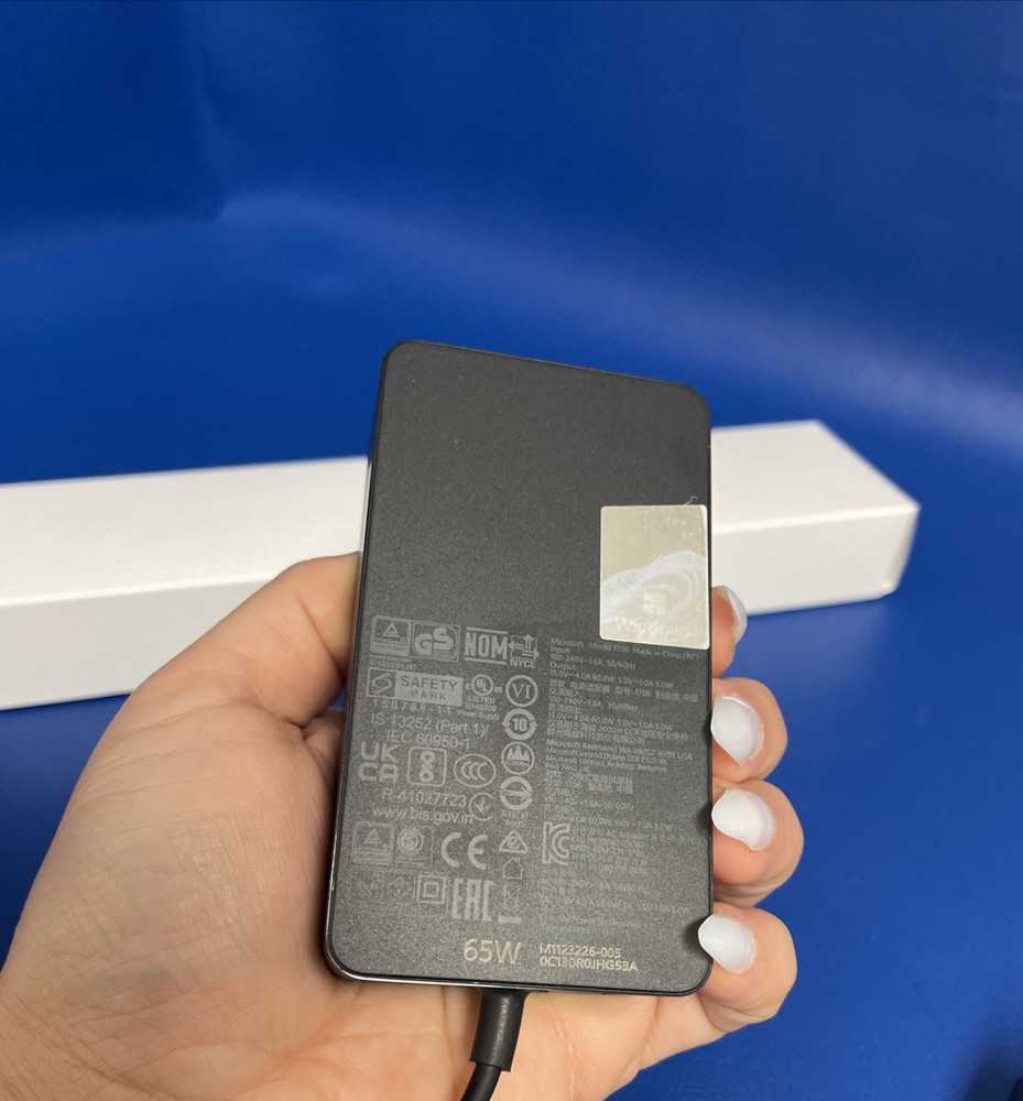 Microsoft Surface 65W Genuine Power Adapter Charger AC Model 1706