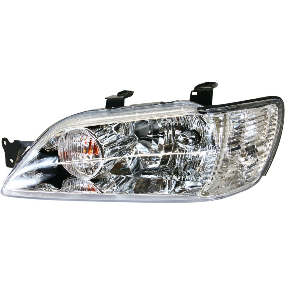 Headlight Set For 2002-2003 Mitsubishi Lancer Left and Right With Bulb 2Pc