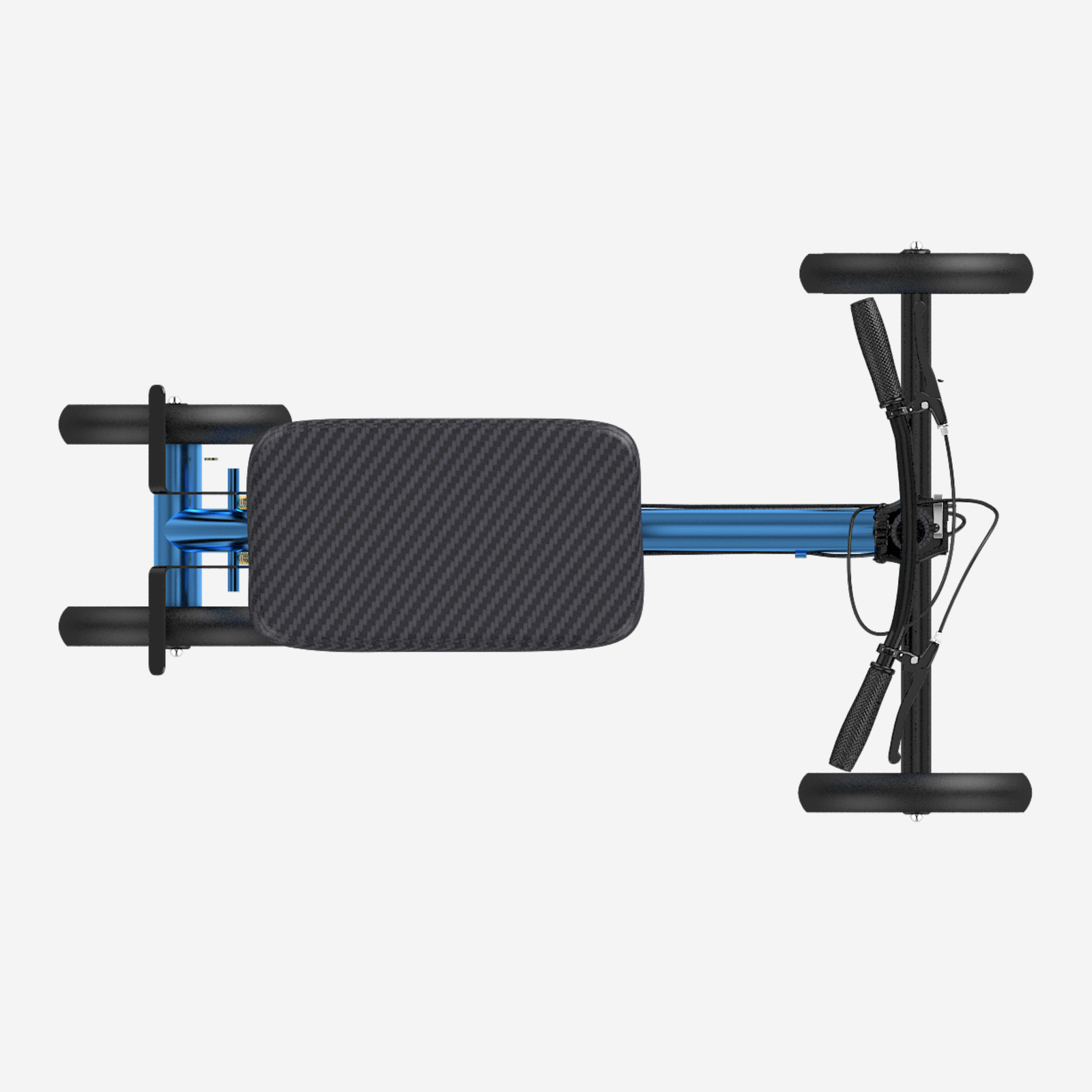 Economy KneeRover® Steerable Knee Walker Metallic Blue - Open Box