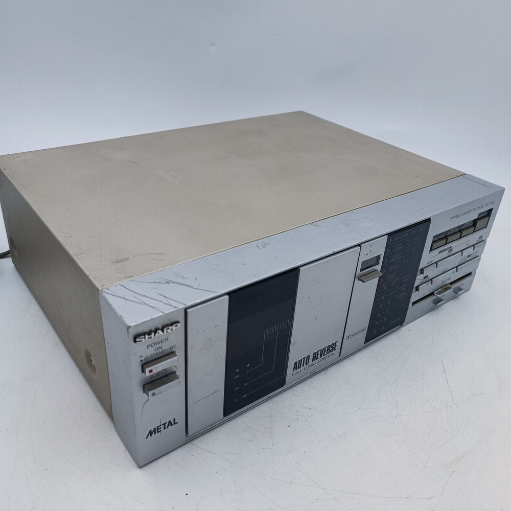 Sharp RT-118 Stereo Cassette Recorder Deck Auto Reverse Full Logic Control
