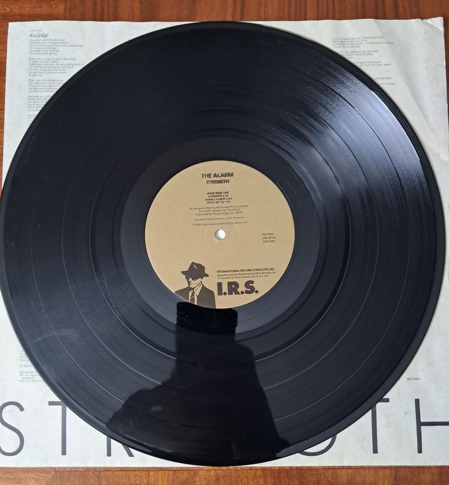 The Alarm Full Band Signed Autographed LP W/Pass and Ticket Boston Vinyl Album