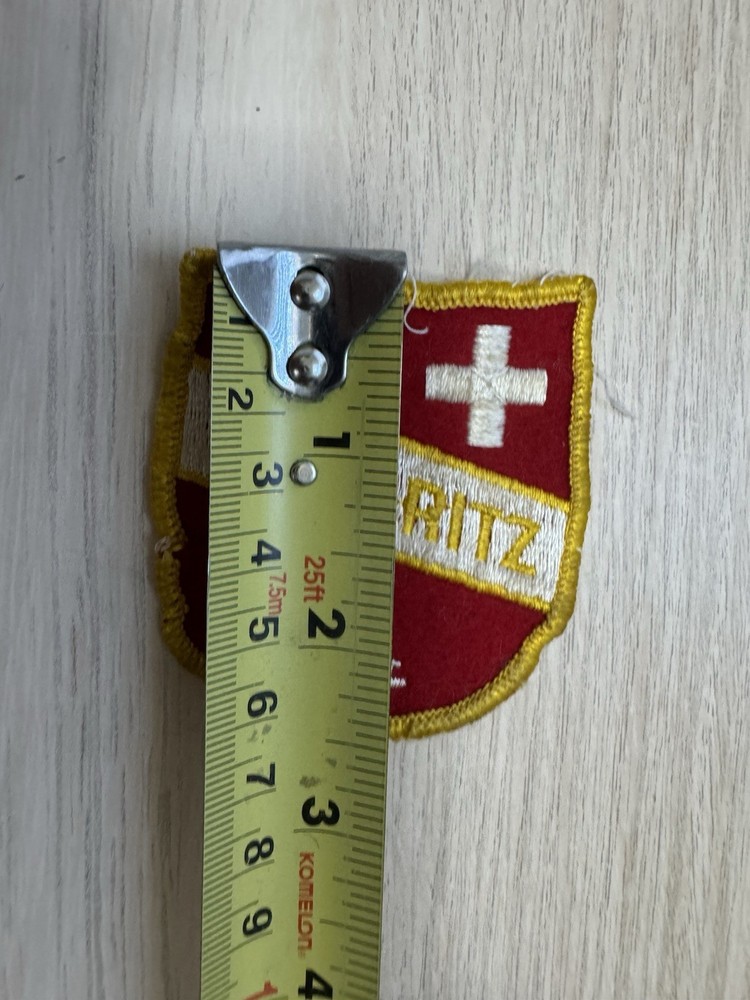 Vintage St Moritz Ice Skating Club Patch