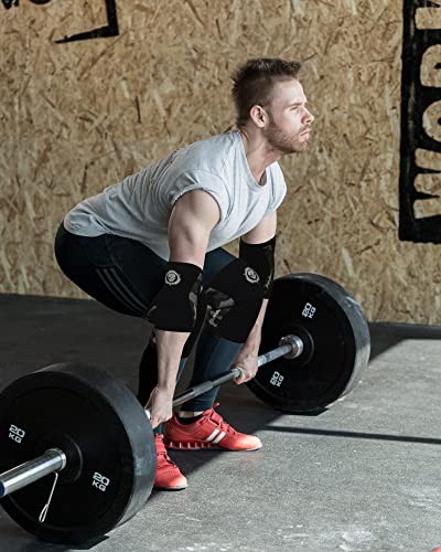 Knee Sleeves (1 Pair), 7mm Compression Knee Braces for Medium Black