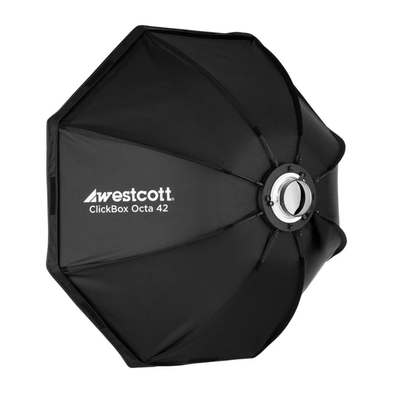 Westcott ClickBox Octa 42 Softbox Removable Diffuser Silver Interior PRO