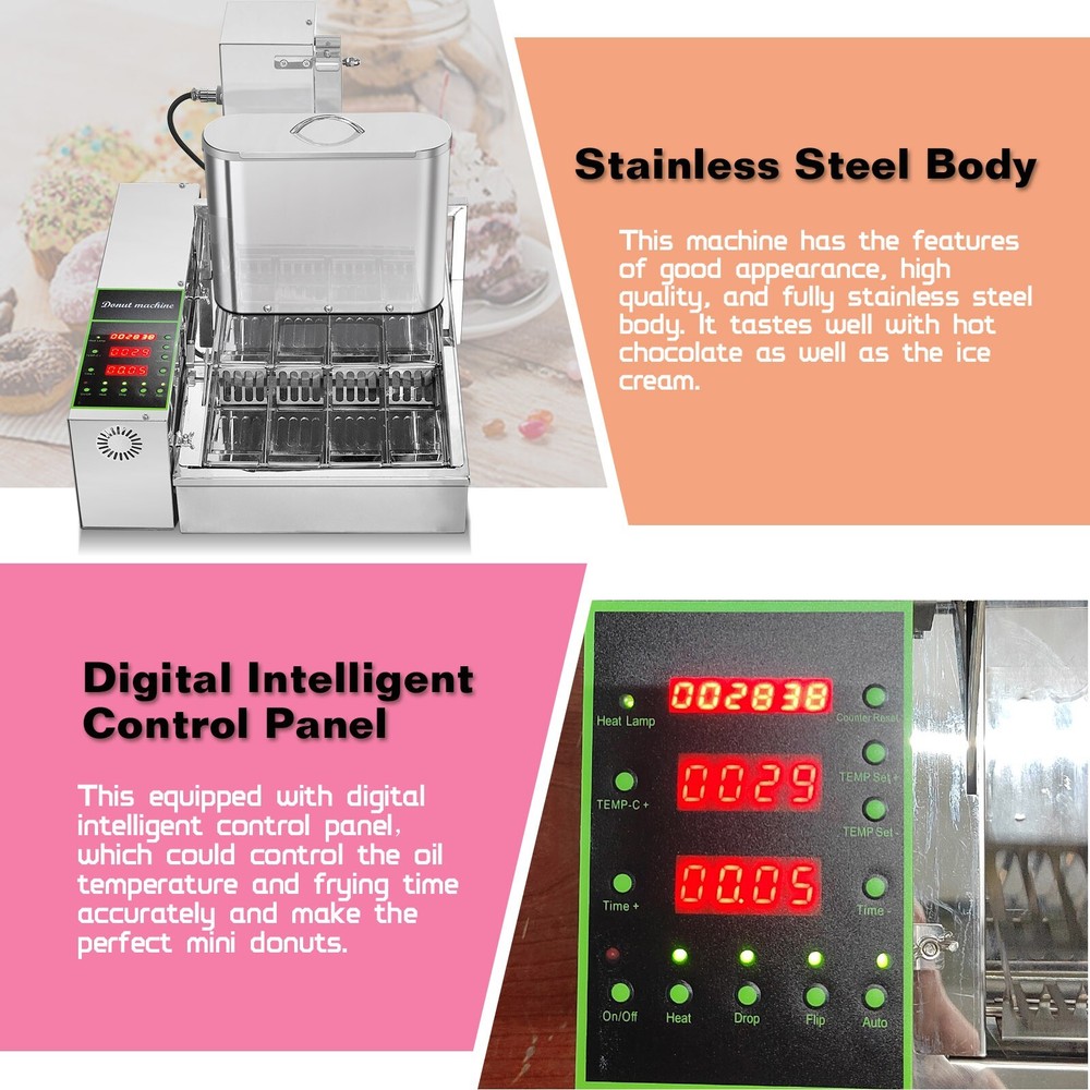 Kolice Auto Donuts Frying machine, Mini Donut Making Machine, Doughnut Maker
