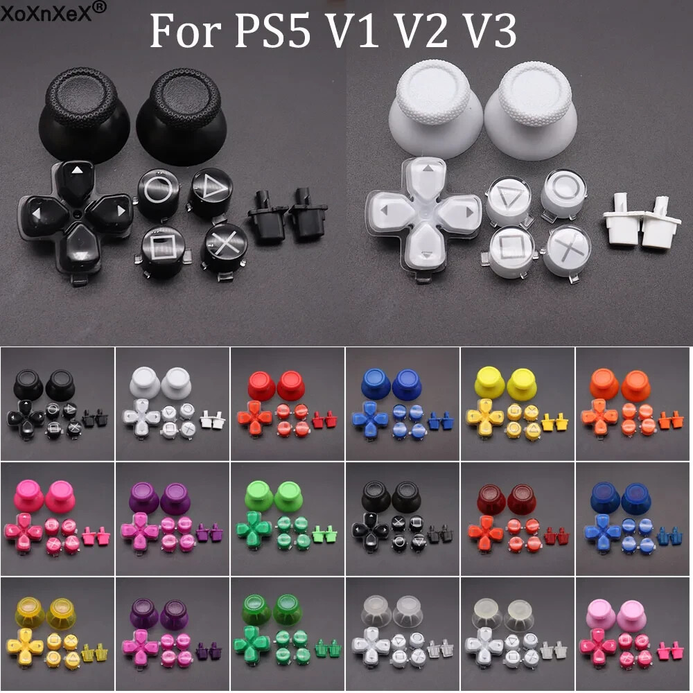 Button Replacement D-pad Key and ABXY Kit for Sony PS5 Controller