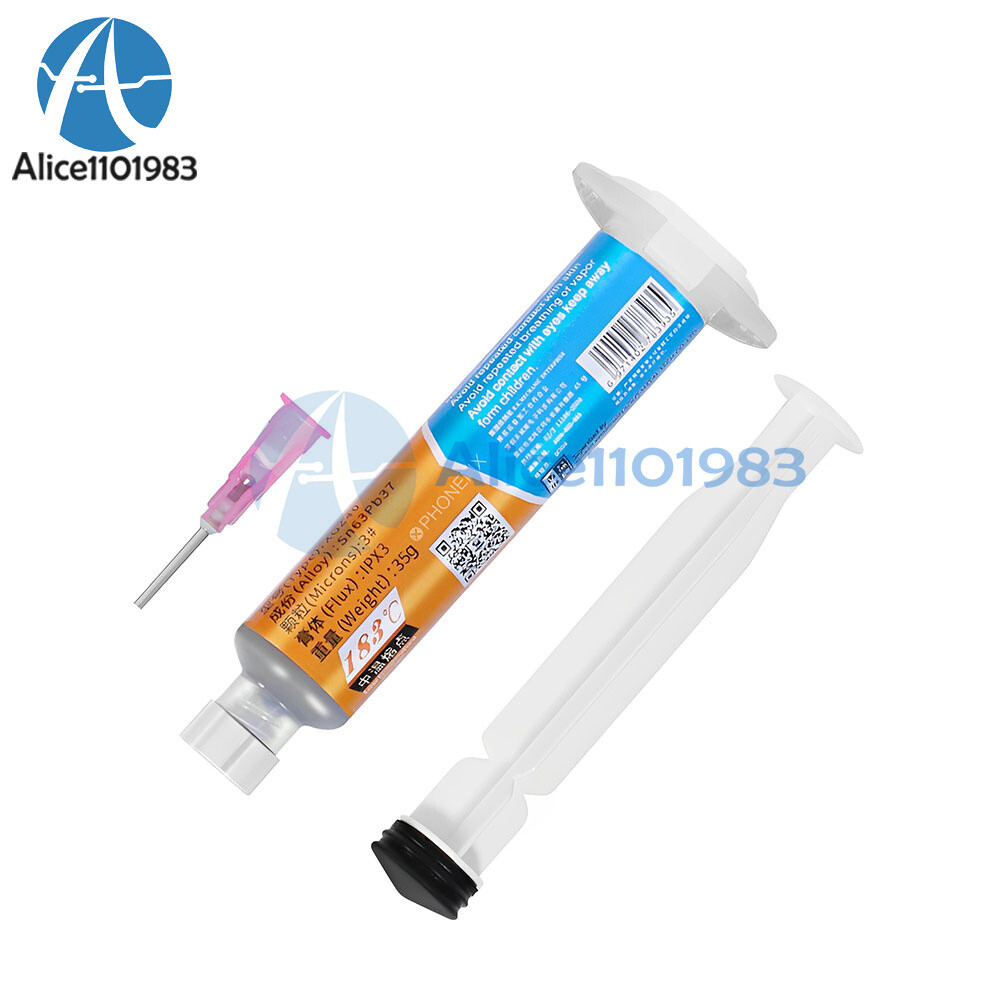 Flux for Welding 183℃ Solder Paste Tin for SMD BGA IC PCB Computer Chips Repair