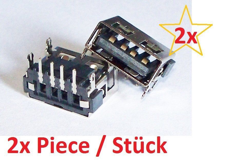 X2 USB Built-in Socket Short Jack Type A Reverse Acer Aspire 5734