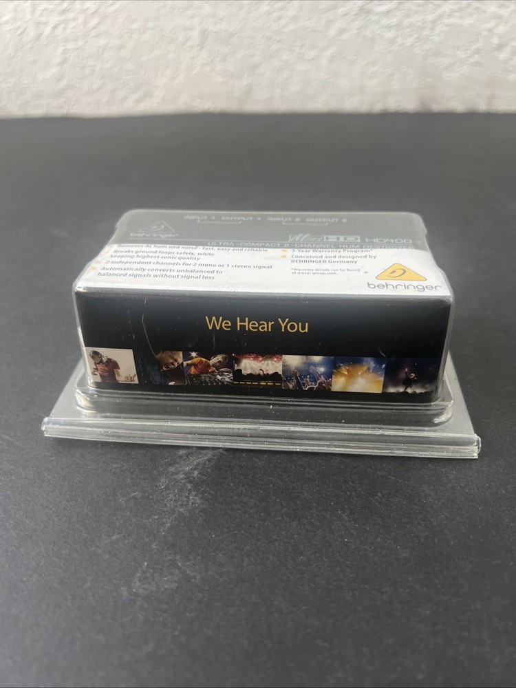 Behringer AC hum remove ground loops eliminate 2ch MICROHD HD400