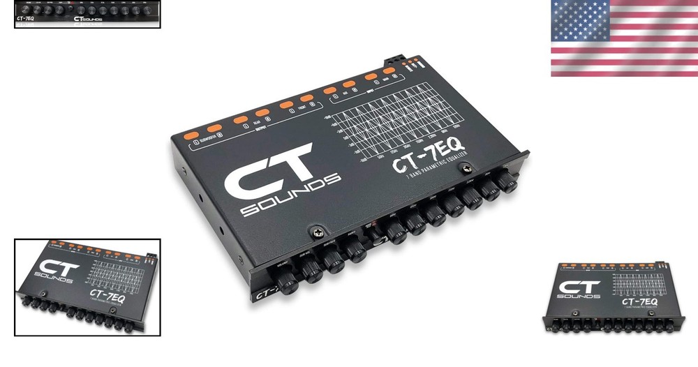 Parametric Car Audio Equalizer: 7-Band Sound Customization for Ultimate Audio