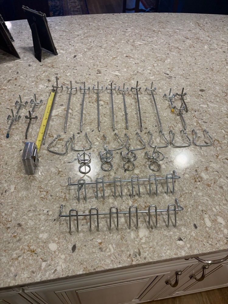 Pegboard Accessories for Organizing Tools in Workshop, Garage