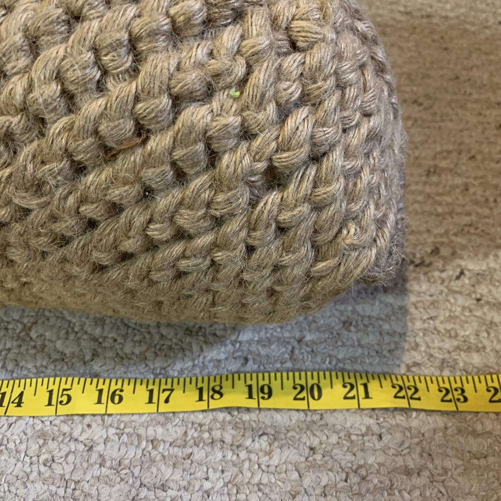 Maritime Pillow Rawhide Rope Ships Decor
