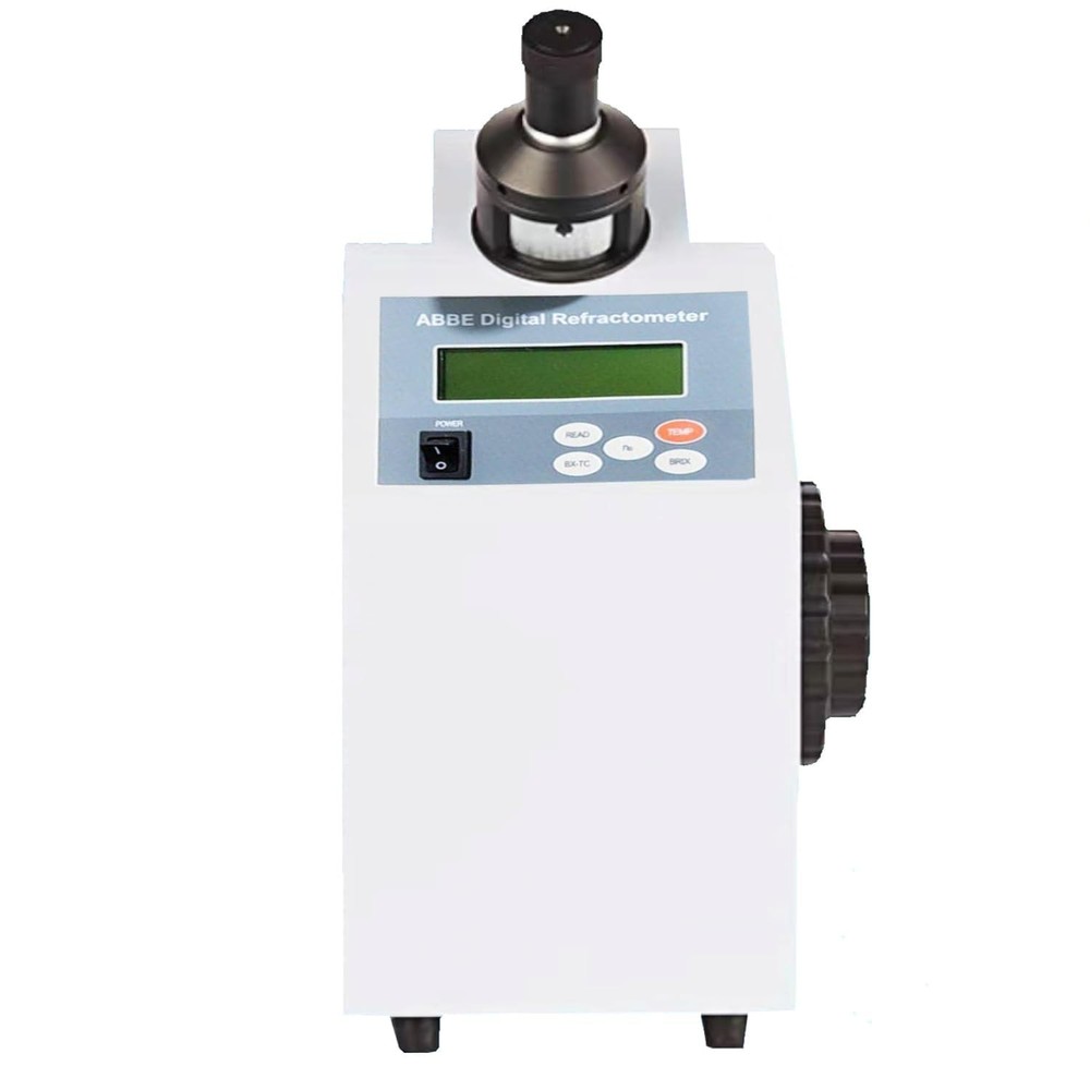Digital ABBE Refractometer with Accuracy Refractive Index ±0.0002nD Brix ±0.1%