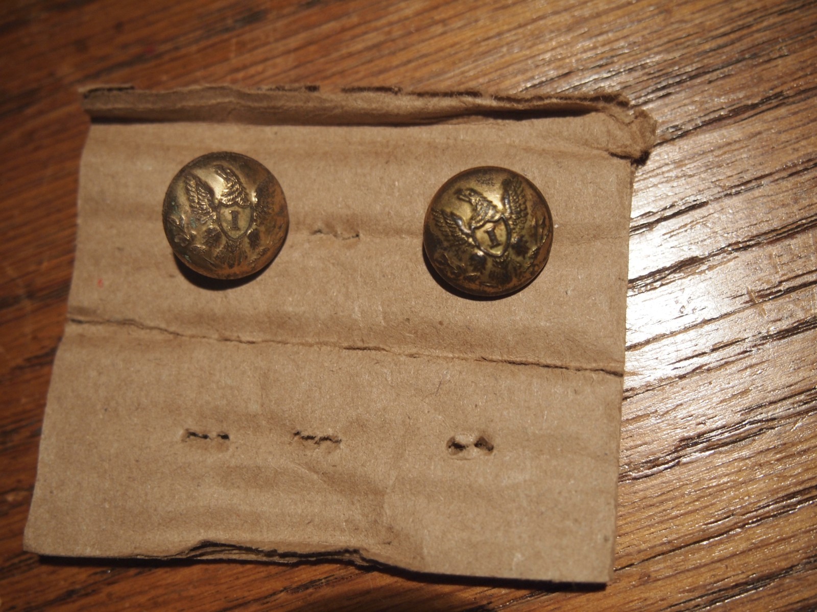 2 Civil War US I Infantry Buttons Dug Near Richmond Va