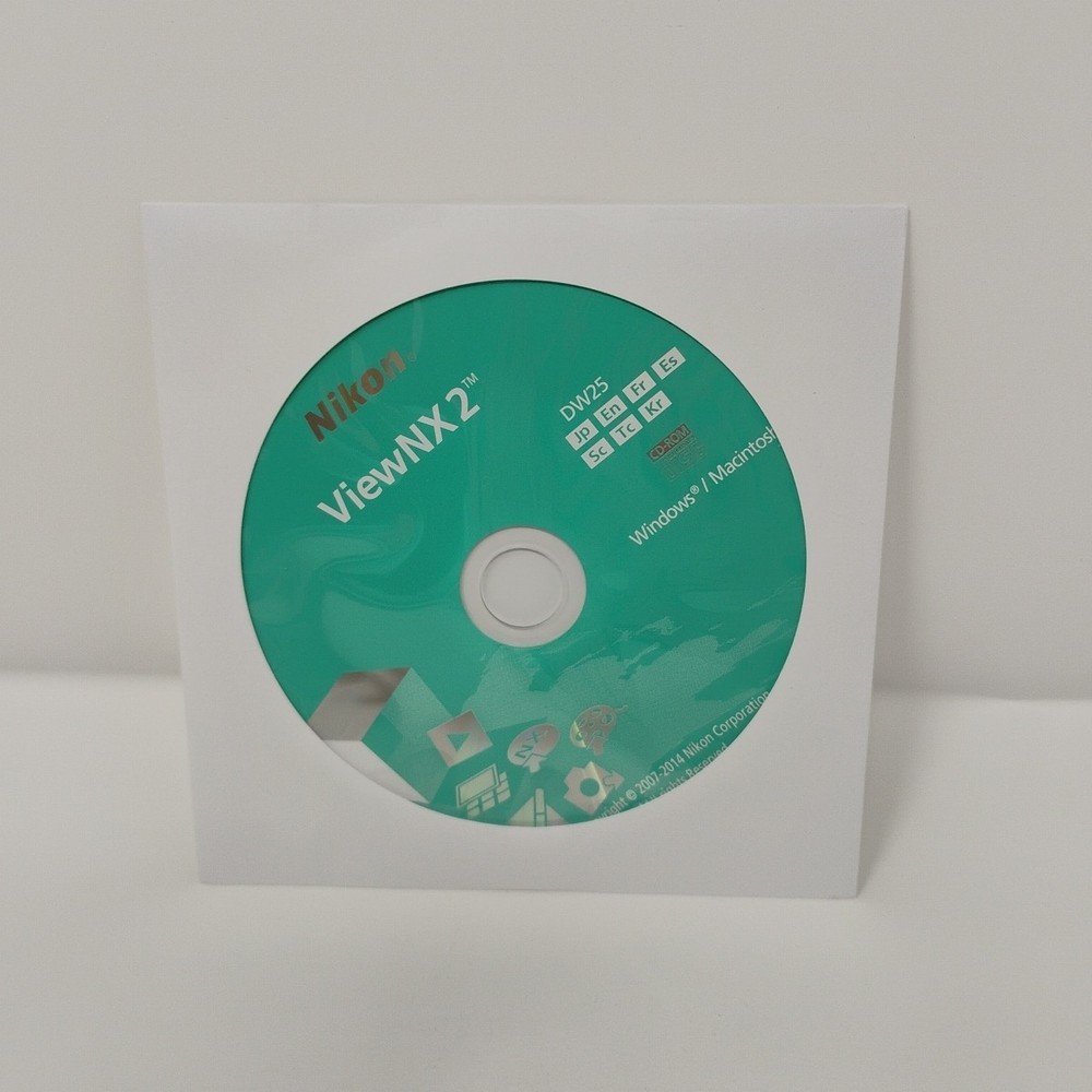 Nikon Capture NX2 Photo Editing Software CD-ROM Windows Mac Big Box PC