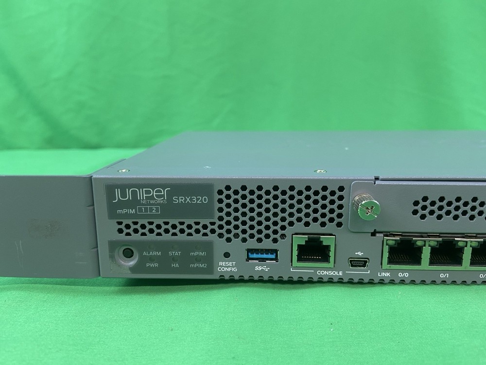 Juniper Networks SRX320 Rack Mountable Security Services Gateway Appliance-NO AC
