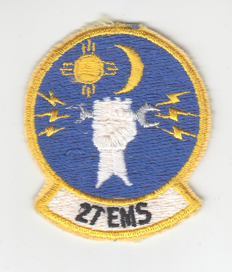 USAF Air Force Patch: 27th Electronics Maintenance Squadron - 2 1/2"