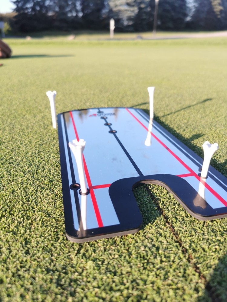 A99Golf Putting Mirror Alignment Training Aid w/carry Bag improve putting game