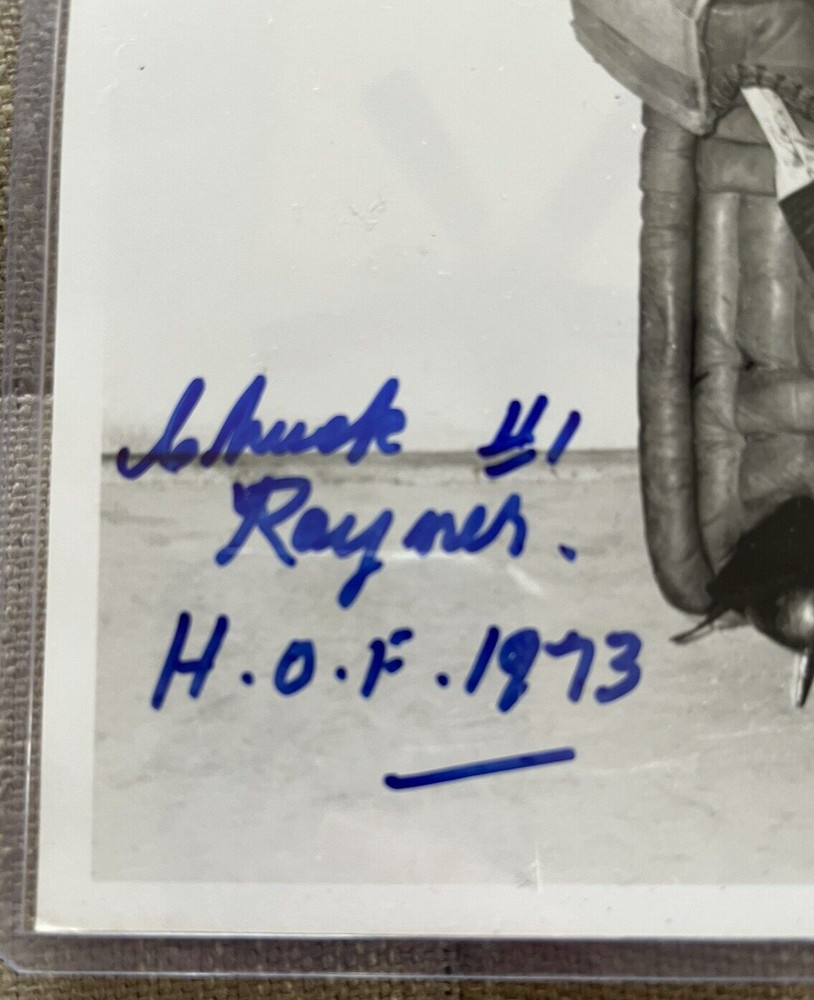 Chuck Raynor Autographed 8x10 JSA Certified