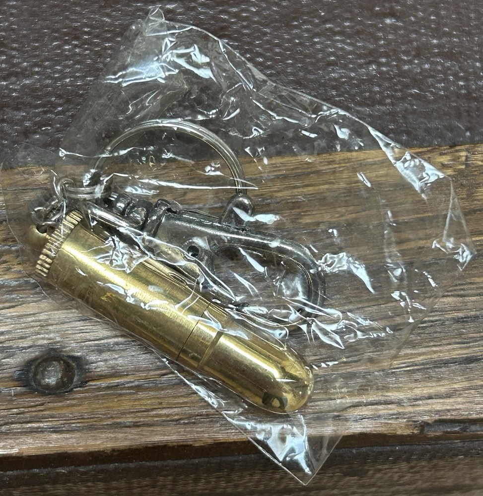 Bullet Shape Lighter Keychain