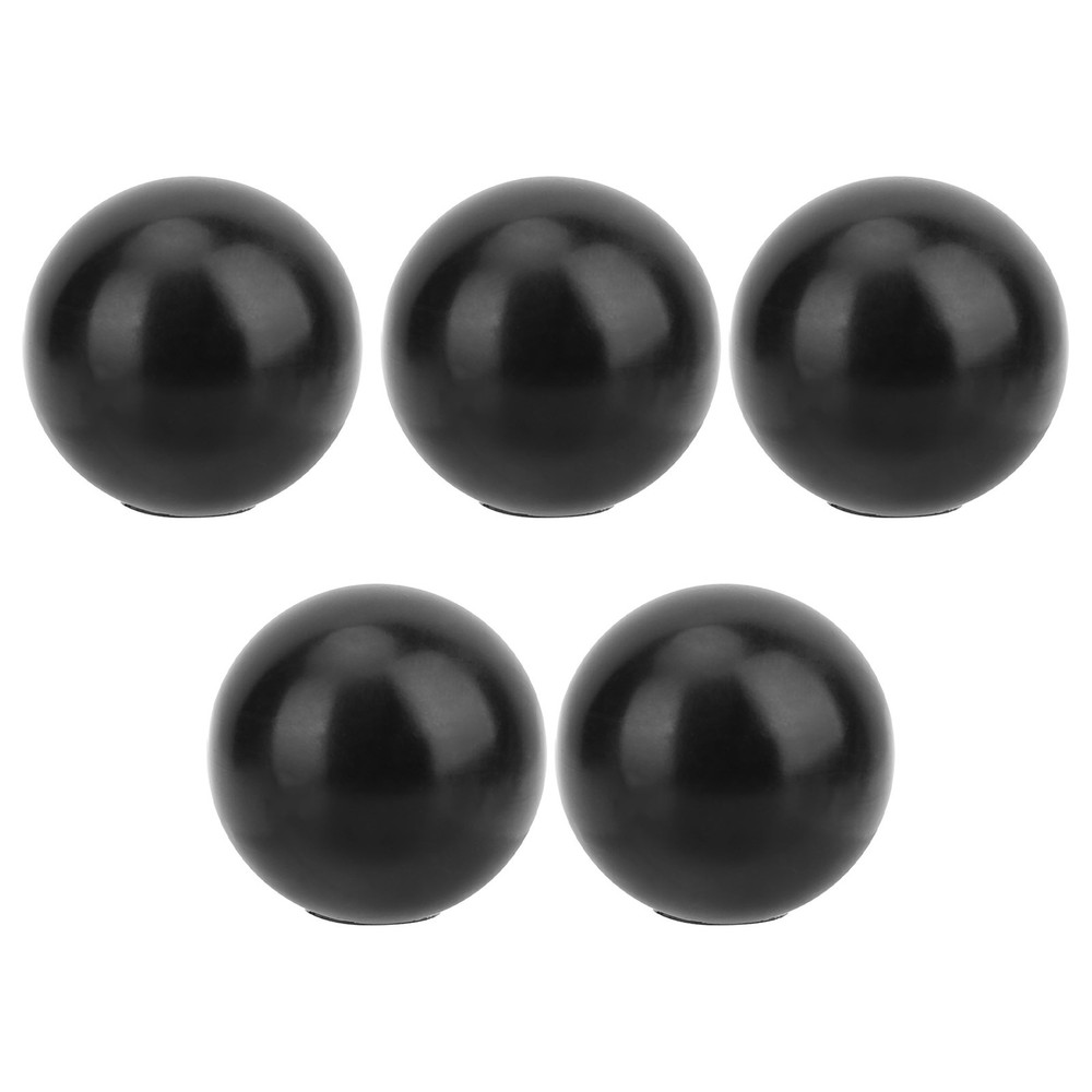 5x Black Round Ball Engineering Plastic Lever Knob M10*35 Machine Tool Replace↑