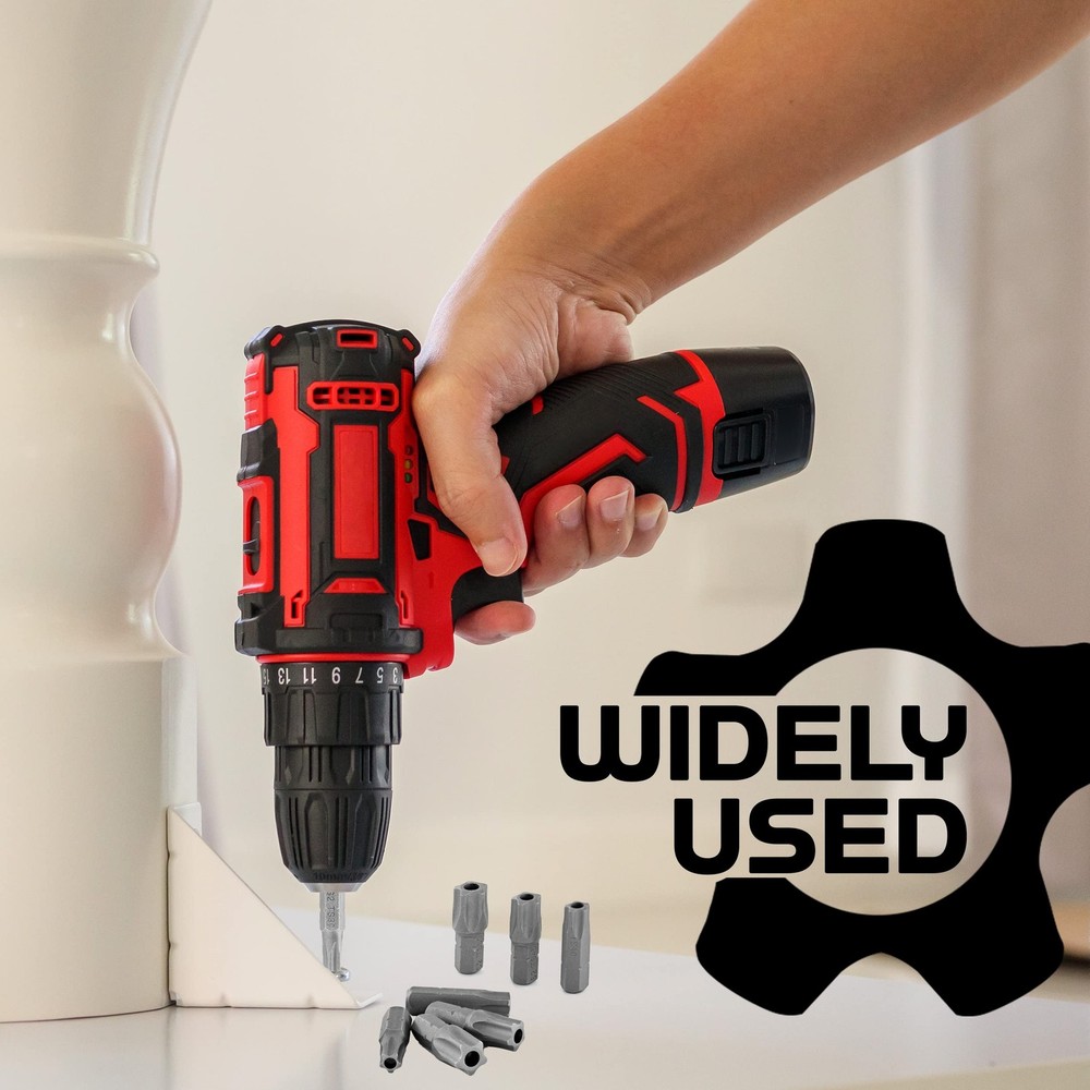 Torx Plus 5-Point Tamper-Proof Security Bits - 12Pc Torx Star 5 Point, Securi...