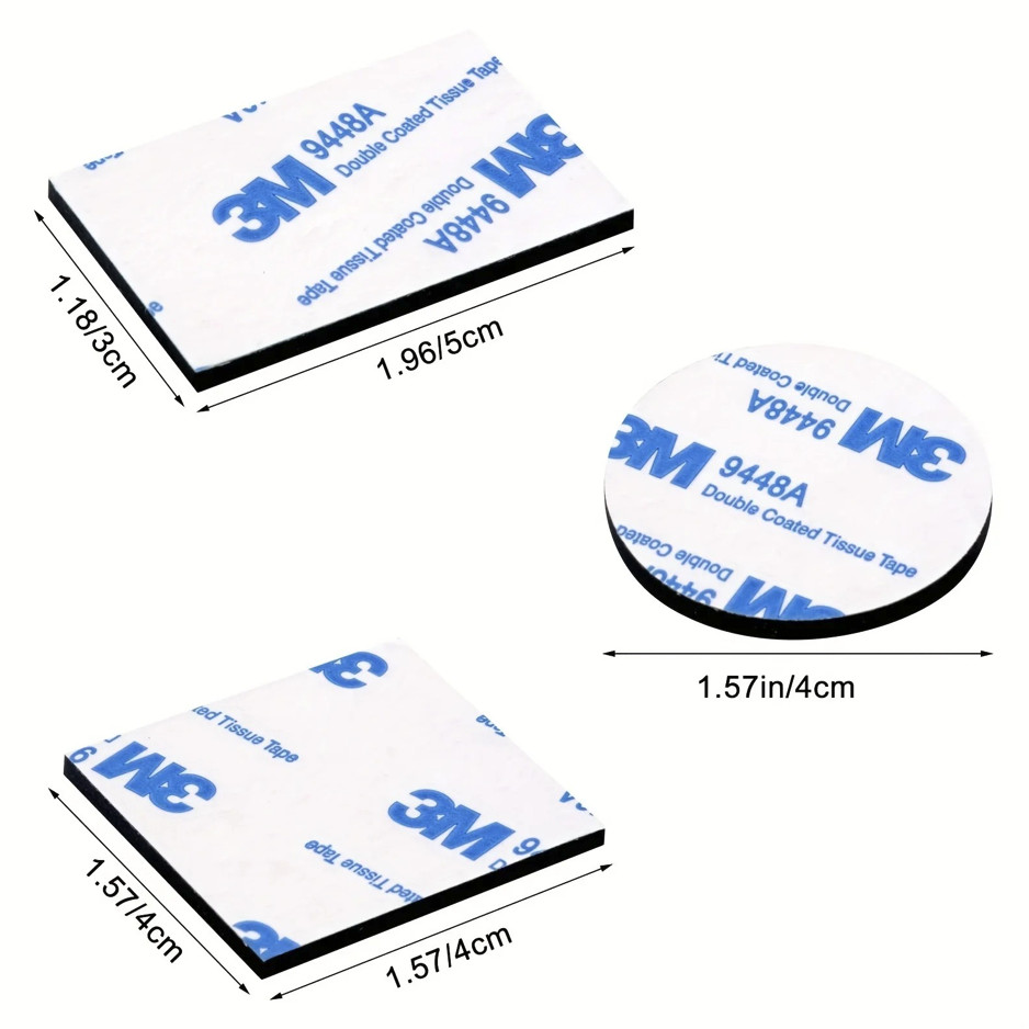 30pcs Double Sided Adhesive Tape: Strong Mounting Wall Tape for Home & Car - NEW
