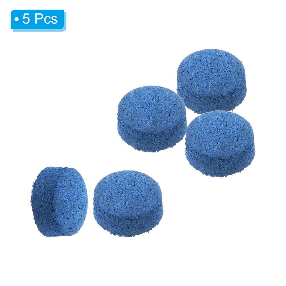 5 Pack 9mm Dia Pool Cue Tips Pool Billiard Cue Tips Pool Stick Replacement Tips