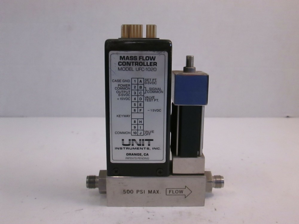 Unit UFC-1020 Mass Flow Controller MFC, O2, 10 SCCM