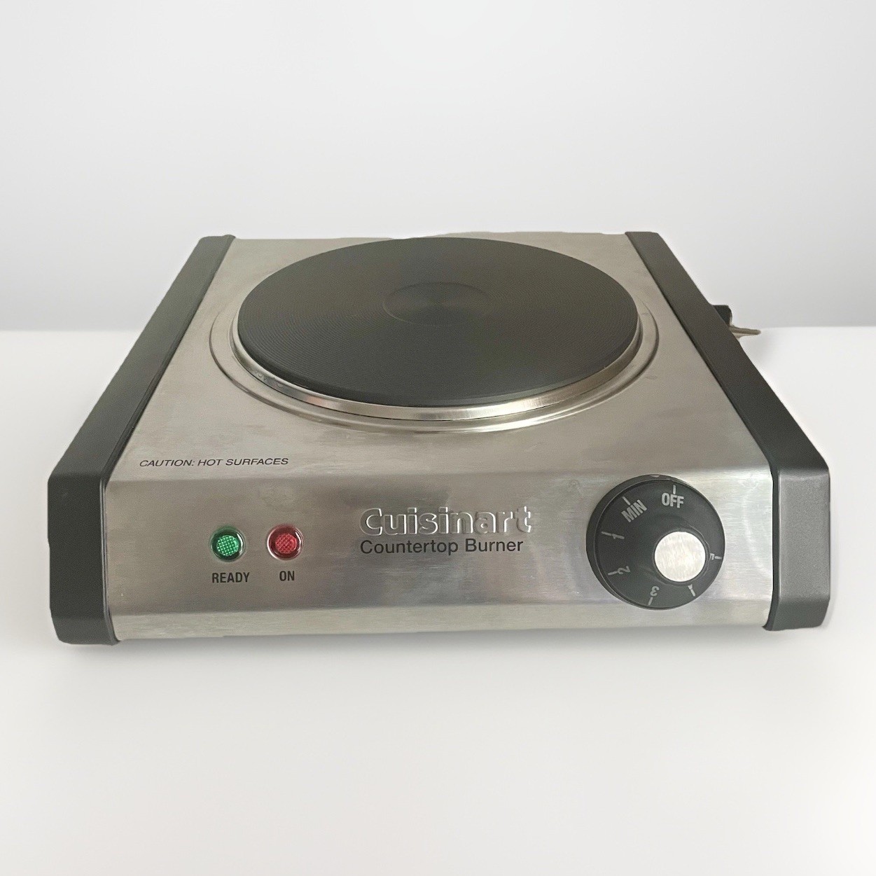 Cuisinart CB-30 Cast-Iron Single Burner Stainless Steel Electric Stove Burner