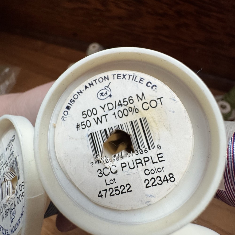 Robinson Anton Thread Lot 12 Spools Various Colors