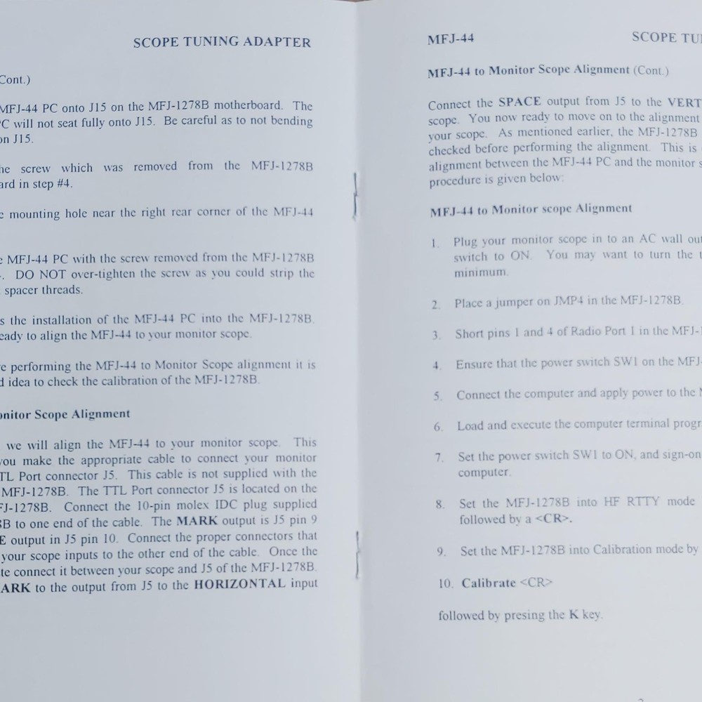 MFJ-44 Slope Tuning Adapter