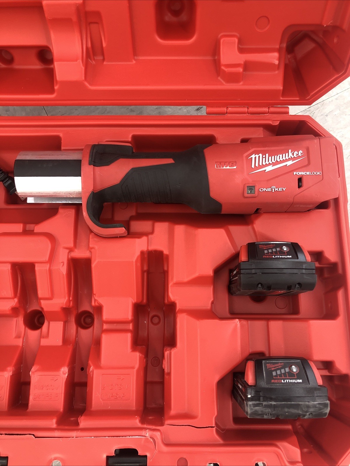 Milwaukee 2922-20 M18 FORCE LOGIC Press Tool Kit with ONE-KEY Bare Tool