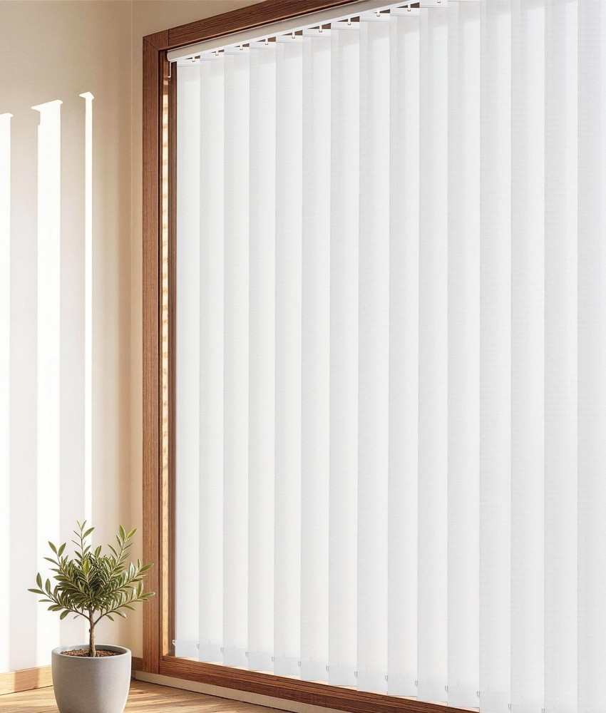 Light Filtering Vertical Blinds Replacement Slats, Easy-Cut UV Blocking & Ant...