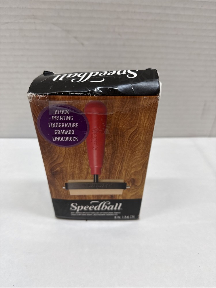 Speedball Soft Rubber Brayer, 3-Inch - Printmaking Roller Tool  Kitchen