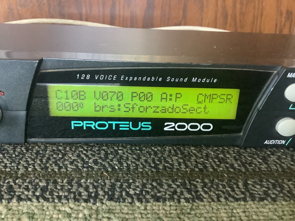 E-MU EMU Proteus 2000, Version 2.26, with Composer Rom