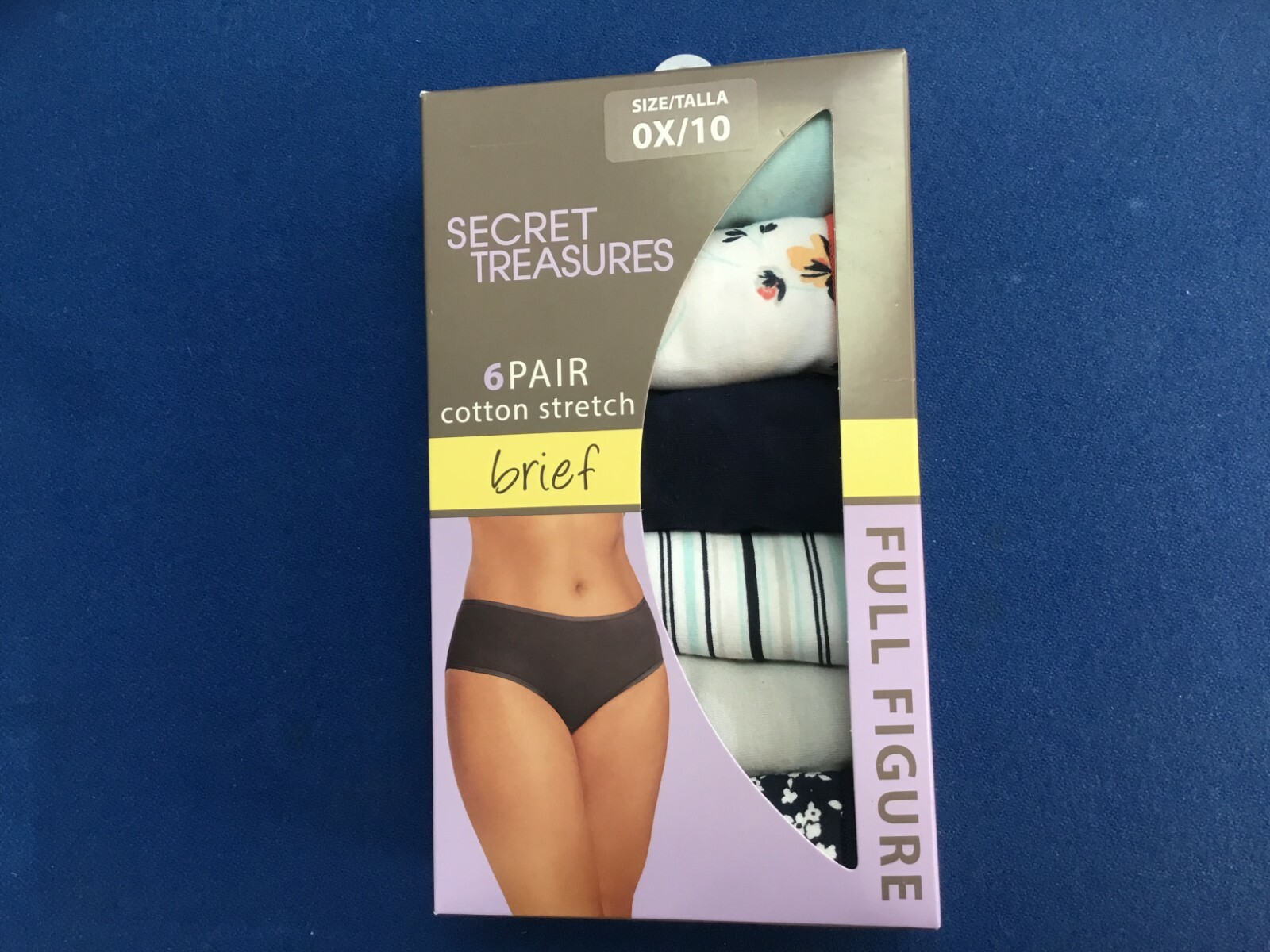 Women's underwear: Secret Treasures, available in bikini, brief, or hipster 6 pk