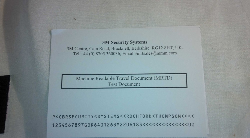 3M CR100M OCR/MSR Document Reader USB Scanner W/ Drivers & WizzForms Trial CD