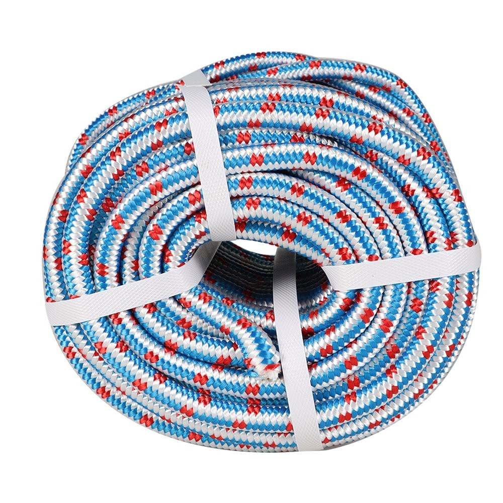 1/2" x 100' 16 Strand Braid Polyester Arborist Tree Rope Nylon Polyester Line