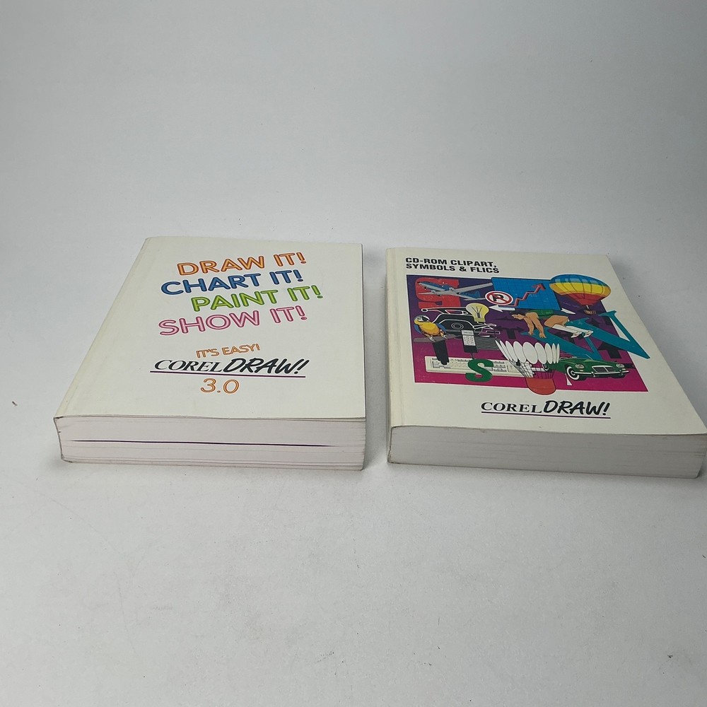 Corel DRAW! 3.0 Vintage Computer Software with Manuals