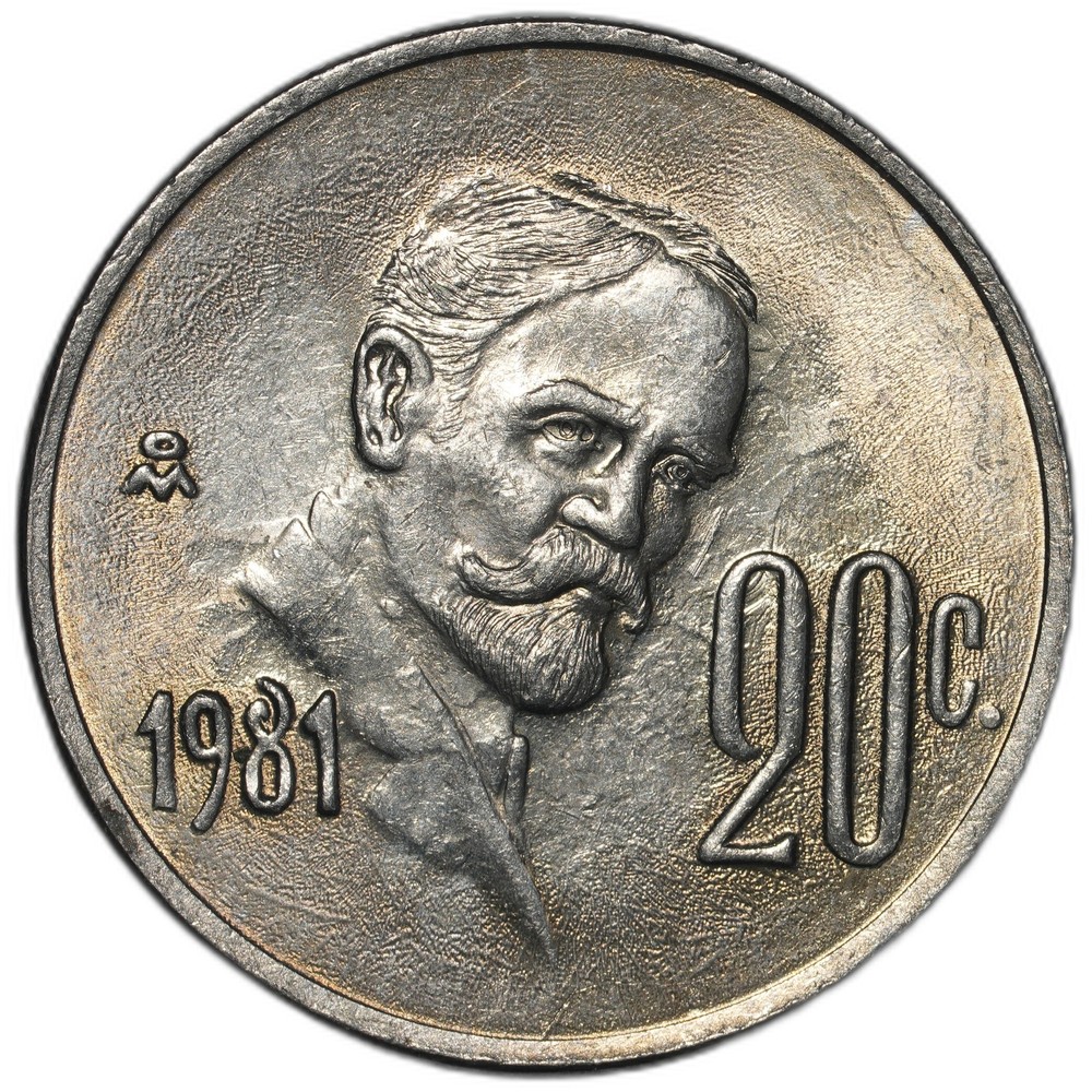Mexico - 20 Centavos - 1981 - KM#442