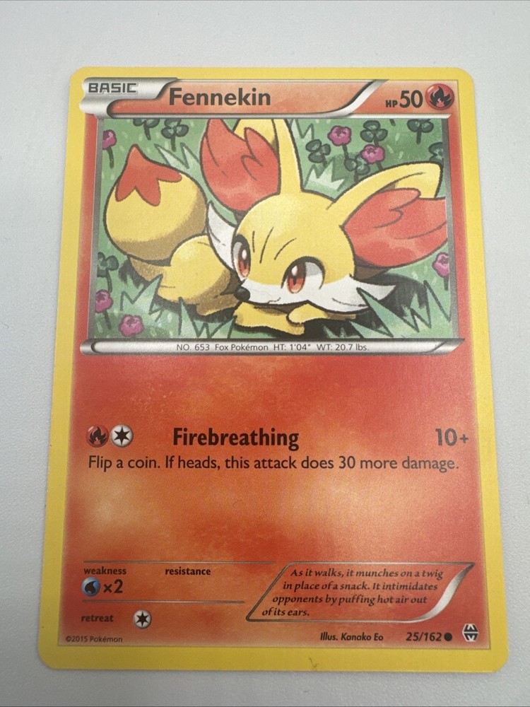 NM - Fennekin - Normal Finish - XY - BREAKthrough - 25/162