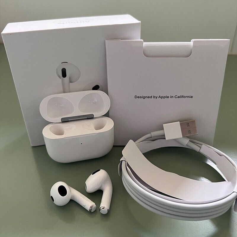 Apple EarPods 3rd Earphones Bluetooth Headsets Right Left+ Wireless Charging Box