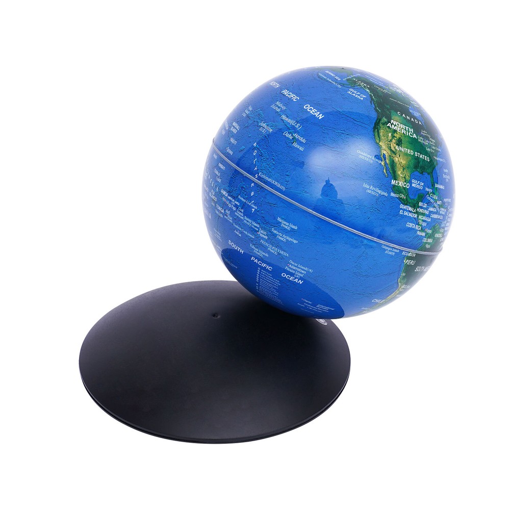 Magnetic Floating Globe with Touch Control and LED Light for Home Decor
