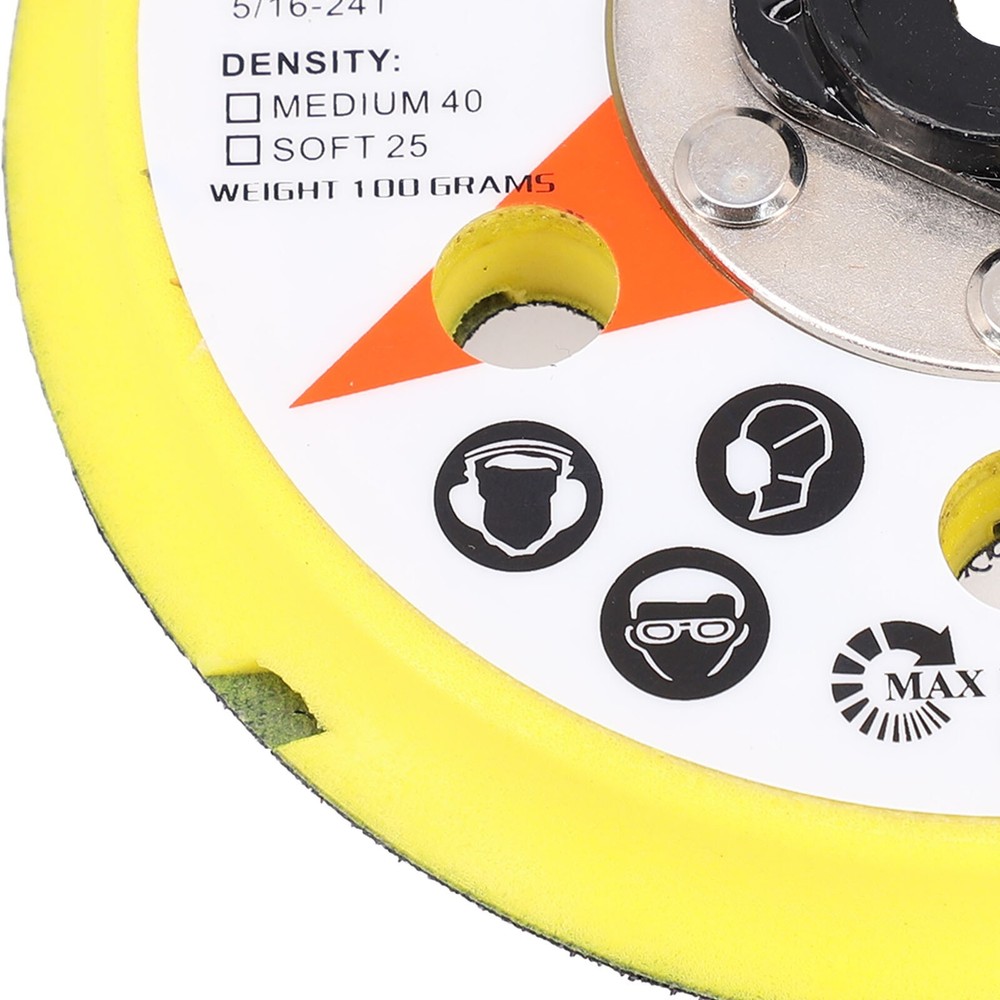 New Practical Sanding Pad Backing Plate 125mm Dual Function Medium Soft